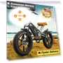 20" Fat Tire Electric Bike with 700W Motor — Bikes