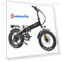 20" Folding Electric Fat Tire Bike with 750W Motor — Bikes by KAISDA