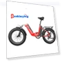 Polar FF20 Electric Fat Tire Bike with Dual Batteries - Red — Bikes by Fafrees