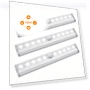 Thumbnail 3pcs Under Cabinet Lights, 10 LED Battery Operated Wireless Motion Sensor Light Indoor — Under-Cabinet Lights