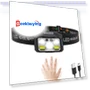 Motion Sensor Type-C Rechargeable Headlamp — Headlamps, Other