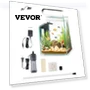 Smart Square Clear Glass Aquarium — Filtration, VEVOR