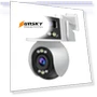 8MP HD Multi-lens Super Wide Angle Panoramic PTZ Dome Camera — Security Cameras, SriHome