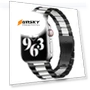 थंबनेल Fold Buckle 3 Beads Stainless Steel Watch Band — Watch Accessories