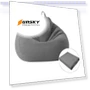 Thumbnail Lazy Sofa Bean Bag Chair Fabric Cover — Sofa