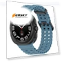 Thumbnail Ocean Hole Dual Buckle Silicone Watch Band — Bands, Samsung