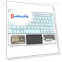 Transparent Wireless Bluetooth Keyboard with Touchpad — Keyboards, Other