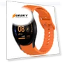 Wavy Grain Stitched Quick Release Silicone Watch Band — Girls' Watch Straps, Samsung