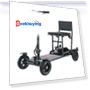 Four-wheel Electric Scooter with Seat — Electric Self-Balancing Scooters, FREEJOYER