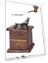 Thumbnail Manual Coffee Mill with Wood Stand Bowl — Hand Coffee Grinders