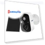 WiFi Security Camera with Solar Panel — Security Cameras, Hiseeu