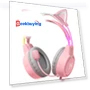 Wired Gaming Headphones with Cat Ear Design — On-Ear Headphones, ONIKUMA