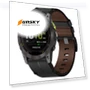 Leather Textured Watch Band — Watch Accessories, Garmin