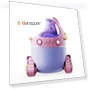 Thumbnail Portable Desktop Cute Cartoon Tank Car Air Humidifier with LED Lights — Air Moisturizers