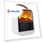 Small Desktop 3D Simulated Charcoal Heater — Portable Heating Solutions, Other