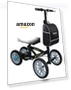 Превью All Terrain Foldable Knee Scooter Walker — Low Strength Tools, BlessReach
