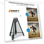 Thumbnail Aluminum Selfie Live Tripod Mount with Three-dimensional Head & Phone Clamp — Tabletop & Travel, PULUZ