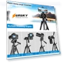 Thumbnail Aluminum Selfie Live Tripod Mount with Three-dimensional Head & Phone Clamp — Tabletop & Travel, PULUZ