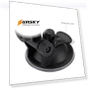 थंबनेल Car Suction Cup Mount with Screw & Tripod Mount Adapter & Storage Bag — Wearable Cameras, PULUZ