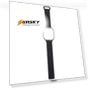 थंबनेल Metal Black Frame Integrated I-shaped Magnetic Silicone Watch Band — Watch Accessories, Redmi