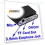 थंबनेल MP3 Player with LCD Screen and Metal Clip — Portable Media Players