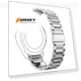 Thumbnail Three Flat Buckle Stainless Steel Replacement Watchband — Watch Straps & Bands