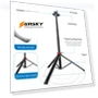 Thumbnail Aluminum Alloy Broadcast Fill Light Bracket Telescopic Tripod — Camera Supports, PULUZ