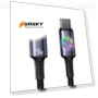 Type-C to Type-C Aluminum Alloy Data Cable with Colorful Light — Cables, USAMS