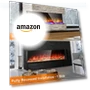 Thumbnail 3 Sided Electric Fireplace Insert — Electric Heating Solutions, Cosmopolitan Fireplaces