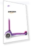 Thumbnail Mini Deluxe LED Three-Wheeled Lean-to-Steer Scooter — Push Scooters, Micro