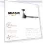 Превью Smart 5-Blade Ceiling Fan with LED Light Kit — Ceiling Fan Wall Controls, East Grove Home