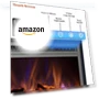 Thumbnail Electric Fireplace Insert with Metal Trim Kit — Tabletop Fireplaces, Kentsky