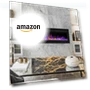 Thumbnail Electric Fireplace Wall Mounted and Recessed with Remote Control — Tabletop Fireplaces, BETELNUT