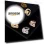 थंबनेल Adjustable Heart Ring with Baguette CZ — Girls' Rings, LuluMel