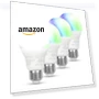 Превью Smart A19 LED Light Bulb, Color Changing — LED, Amazon Basics