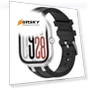 Thumbnail Silver Metal Connector Silicone Watch Band — Watch Accessories, Xiaomi