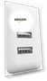 Thumbnail Two Port USB-A Wall Charger — Wall Chargers, Amazon Basics
