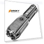 थंबनेल Telescopic Focusing Three-gear Bright LED Flashlight — Flashlights, Smiling Shark