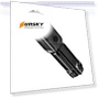 थंबनेल Telescopic Focusing Three-gear Bright LED Flashlight — Flashlights, Smiling Shark