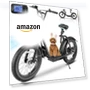 Превью Electric Scooter with Adjustable Seat and Detachable Basket — Electric Self-Balancing Scooters, Caroma