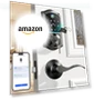Thumbnail Fingerprint Smart Lock with 2 Lever Handles — Deadbolts, Veise