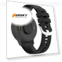 थंबनेल Liquid Glossy Silver Buckle Silicone Watch Band — Fitness Bands, Garmin
