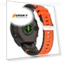 Thumbnail Quick Release Buckle Silicone Leather Watch Band — Watch Straps & Bands, Garmin