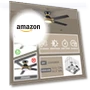 Thumbnail Smart Ceiling Fan with Lights — Ceiling Fan Wall Controls, SMAAIR