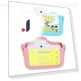 HD IPS Touchscreen Kids Digital Camera — Interactive Animal Companions, ZY-jieri