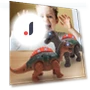 Light Up Dinosaur Electronic Walking Robot — Interactive Learning Devices, superhero