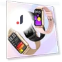 Smart Bracelet with 1.47-inch Touch Screen — Wearable Accessories, SACOSDING