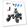 Smart RC Robot Dog — Interactive Animal Companions, Colorful summer