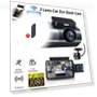 Triple Lens Car Dash Cam — Dashboard Cameras, GLOBUS