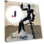 3D Printed Titan Robot Mobile Doll Set — Collectible Statues, Ren Beauty